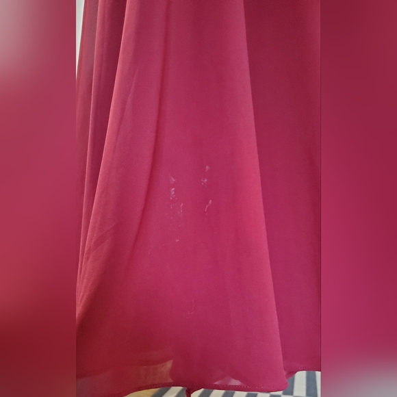 Lulus All About Love Maxi Dress Wine Burgundy - Picture 4 of 8